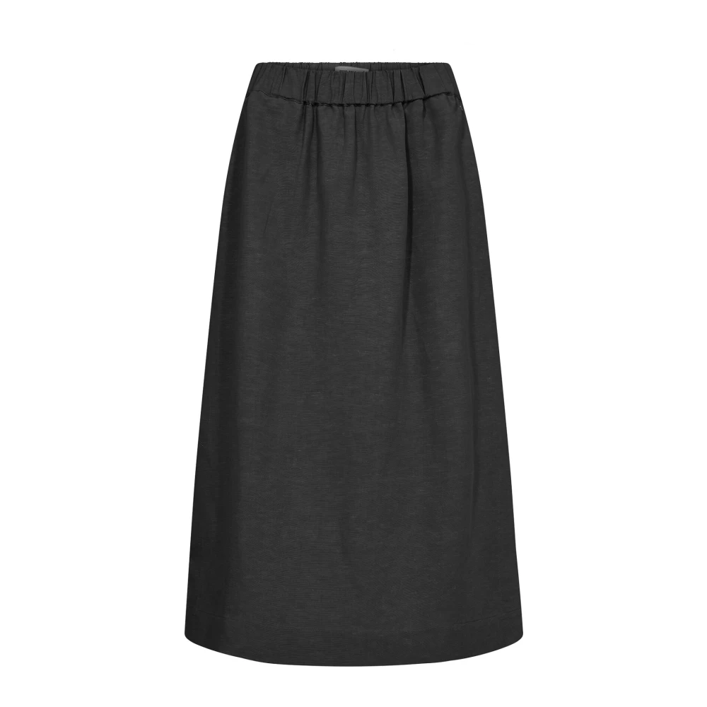 MOS MOSH Feminine A-lijn Rok Zwart Black Dames
