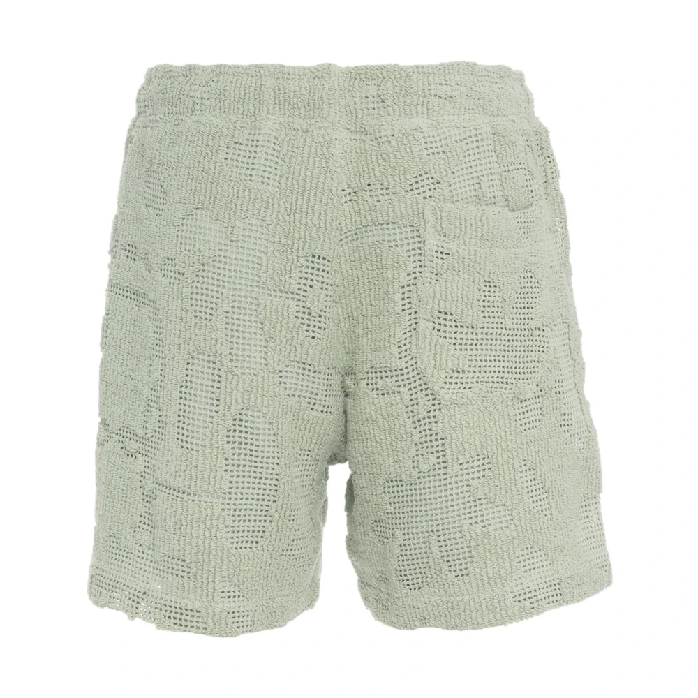 OAS Groene gehaakte shorts voor heren Green Heren