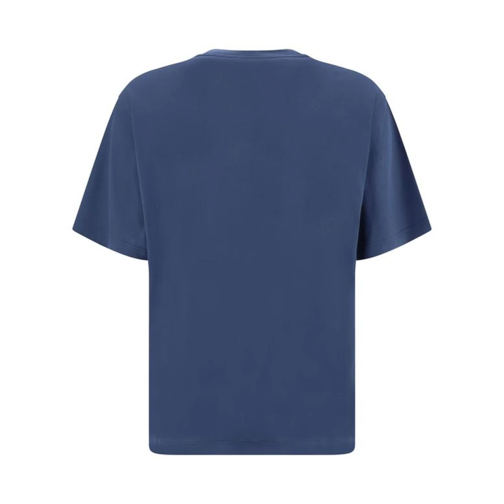 Dolce & Gabbana Denim Zak Logo T-Shirt Blue Heren