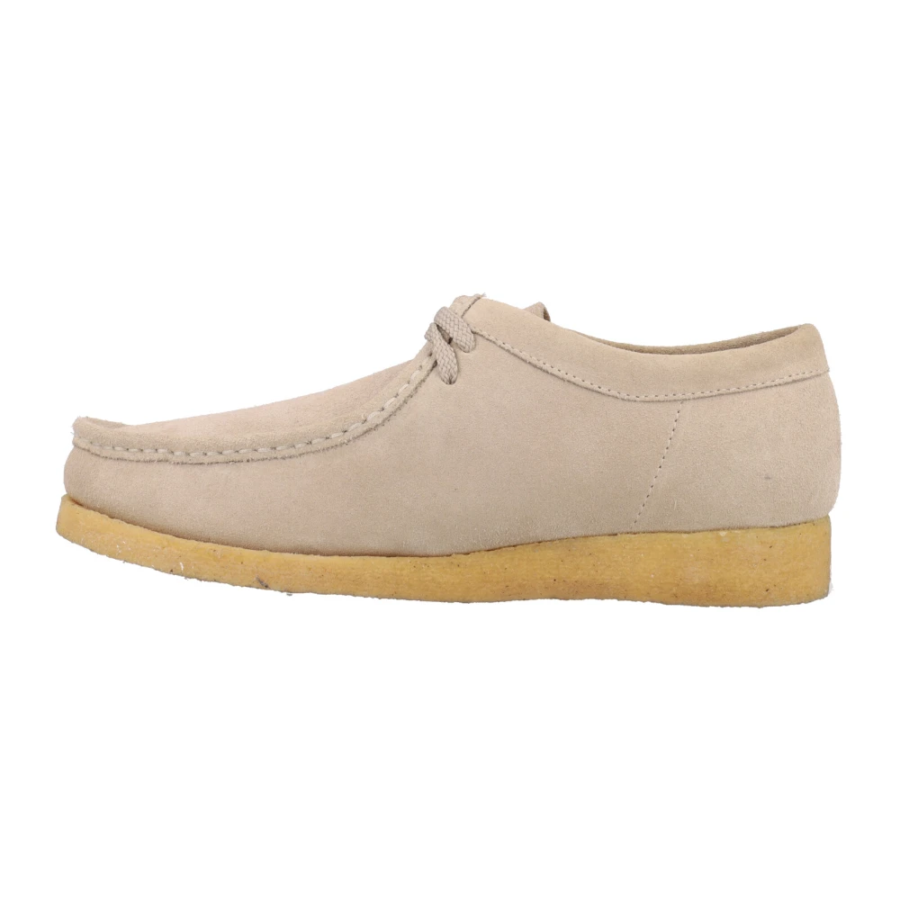 Sebago Beige Veterschoenen voor Heren Beige Heren