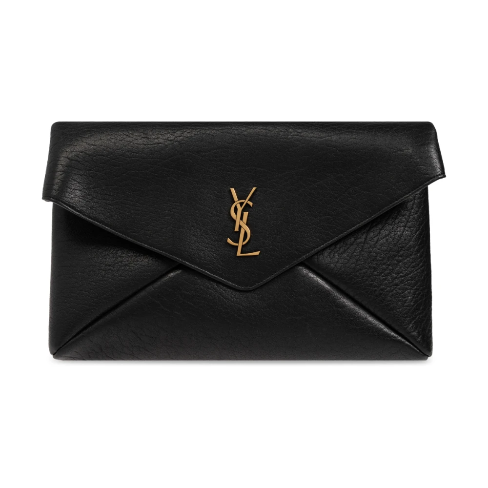 Saint Laurent Clutch Groot Cassandre Black Dames