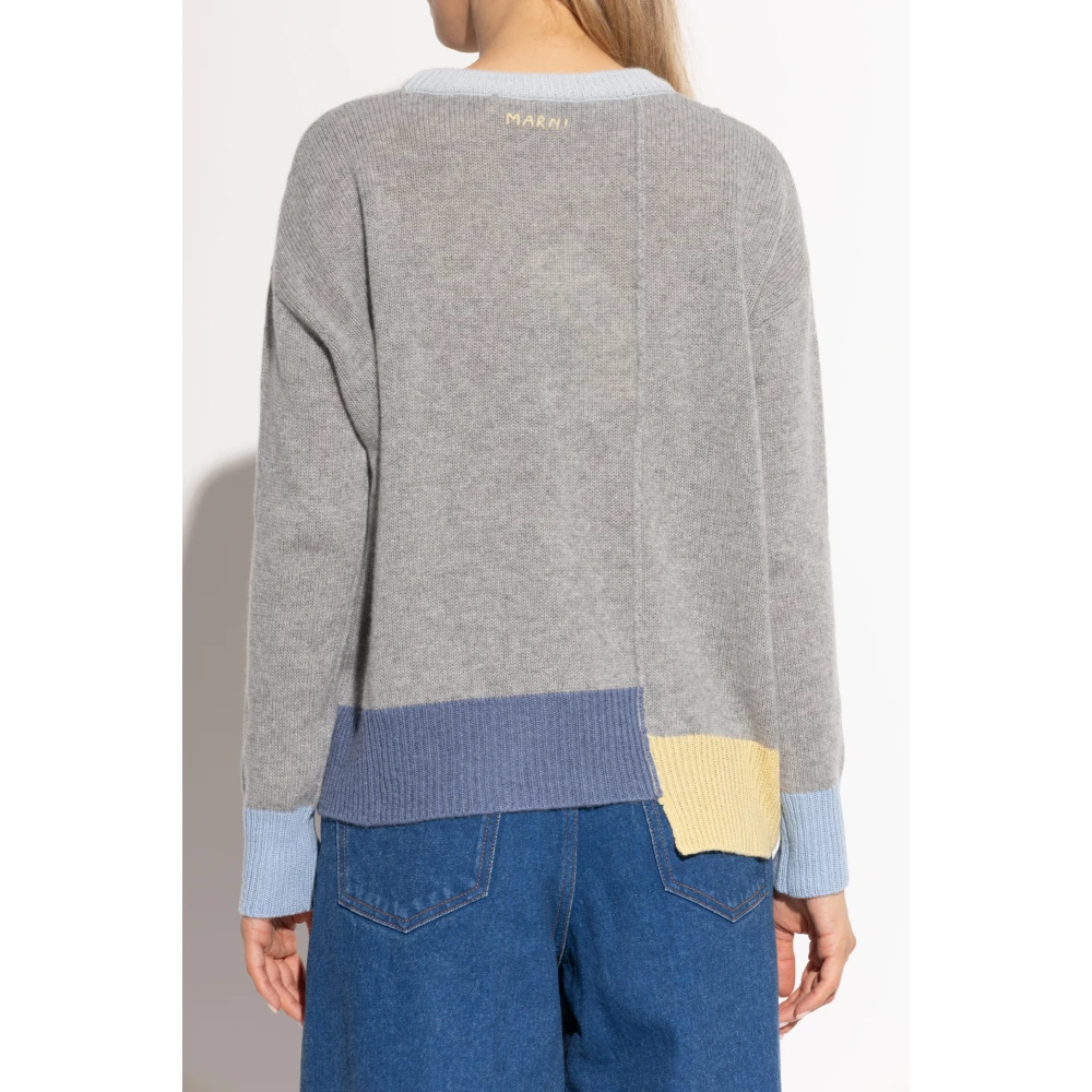 Marni Trui met Asymmetrische Zoom Gray Dames