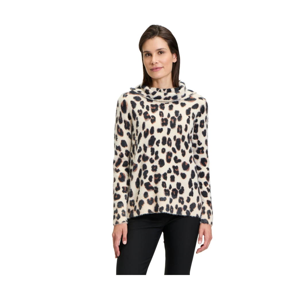 Betty Barclay Casual Gebreide Trui met Kraag Multicolor Dames