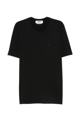 t-shirt-en-coton-noir-avec-logo