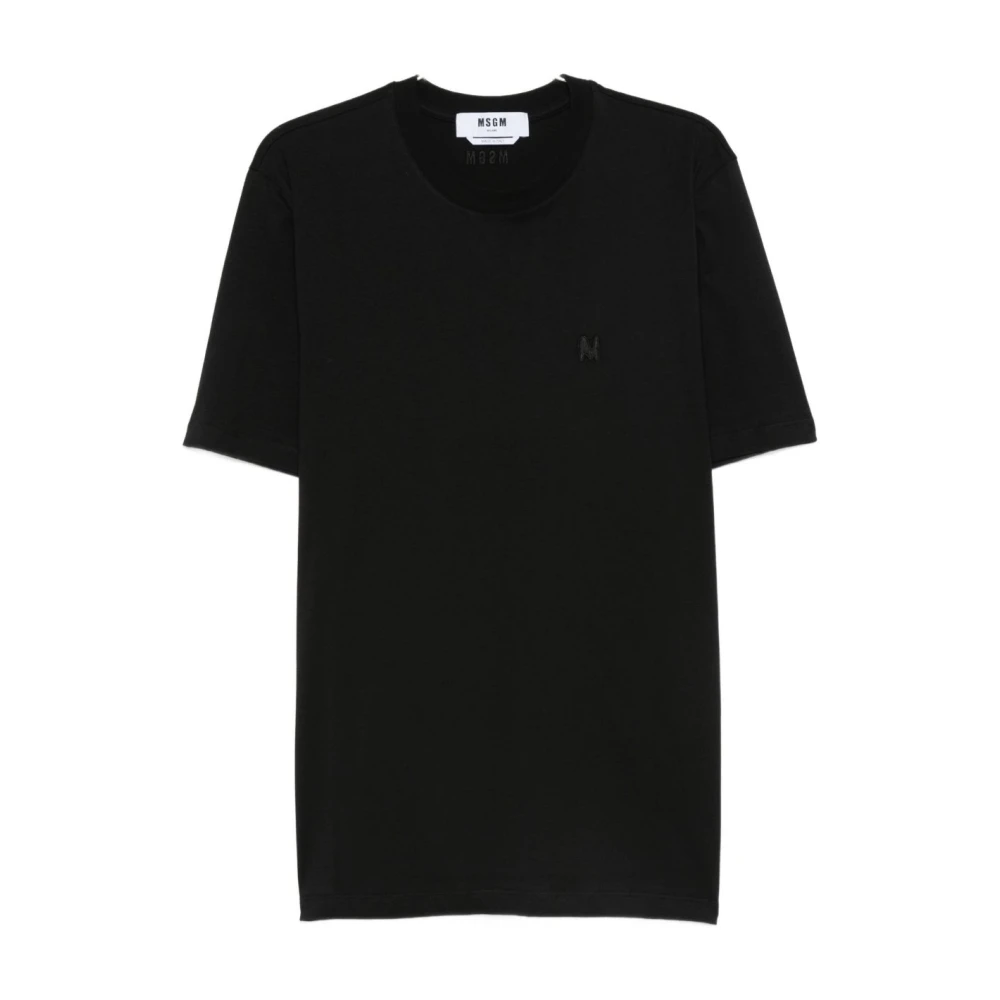 Msgm - Tops > T-Shirts - Black - Msgm - Modalova