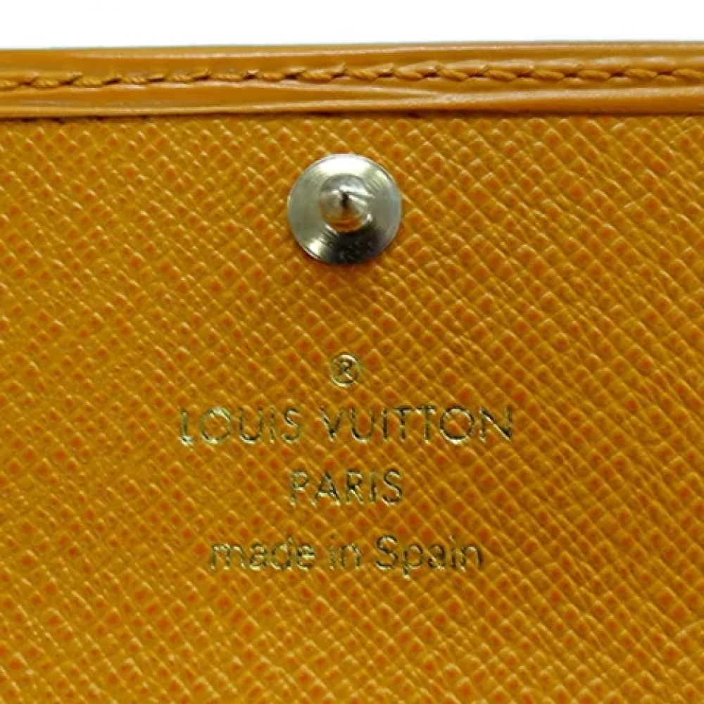 Louis Vuitton Vintage Pre-owned Canvas key-holders Yellow Dames