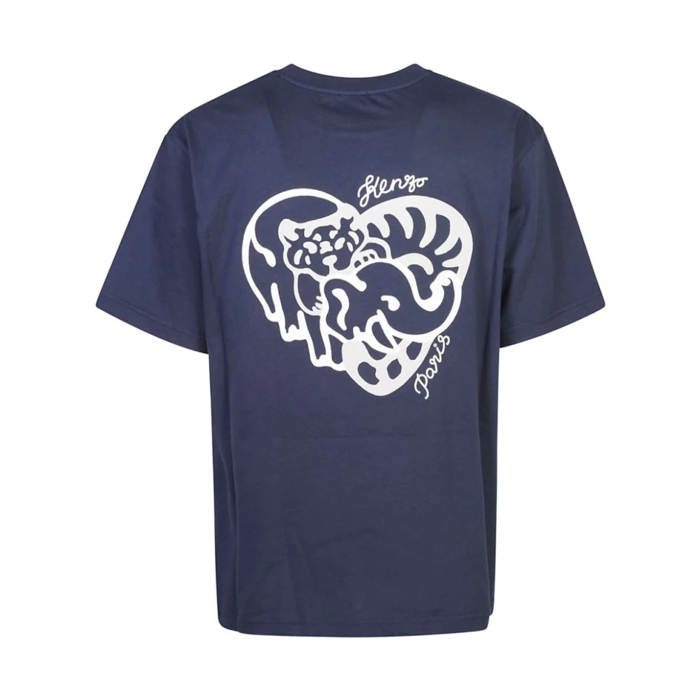 Kenzo Blauwe T-shirts en Polos Blue Heren