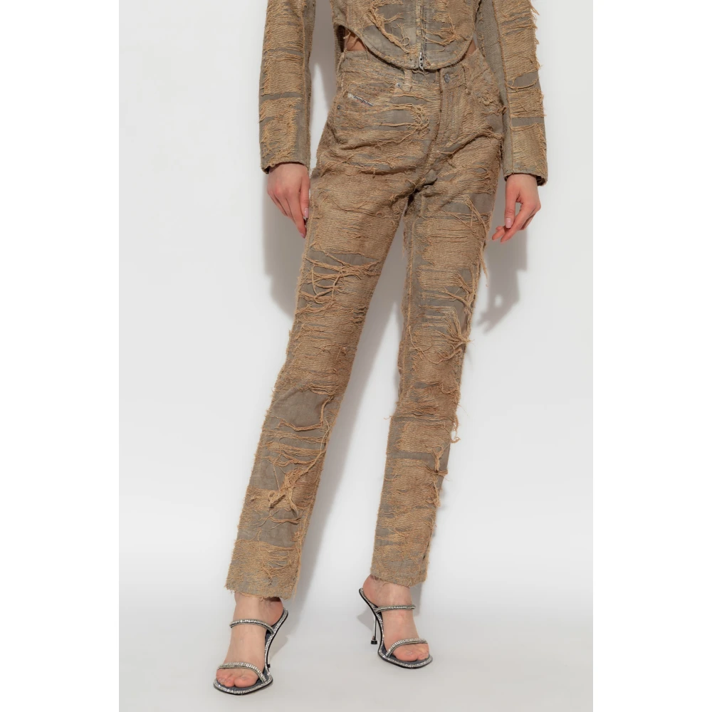 Diesel Jeans 1992 D-Jiann-Fsg Beige Dames