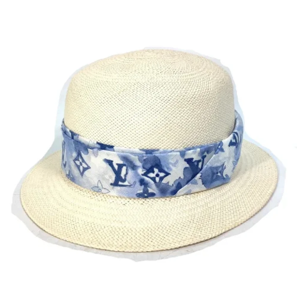 Louis Vuitton Vintage Pre-owned Fabric hats Blue Dames