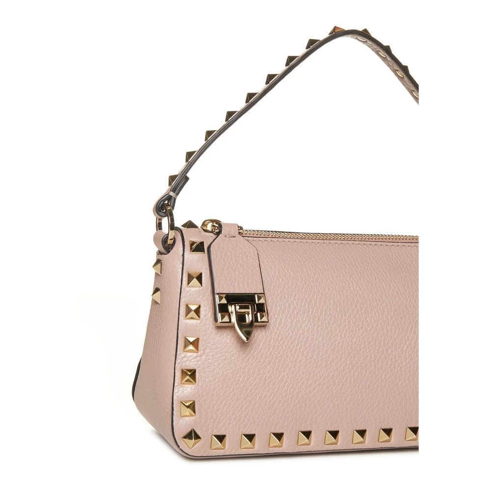 Valentino Garavani Rockstud Kleine Handtas in Blush Pink Brown Dames