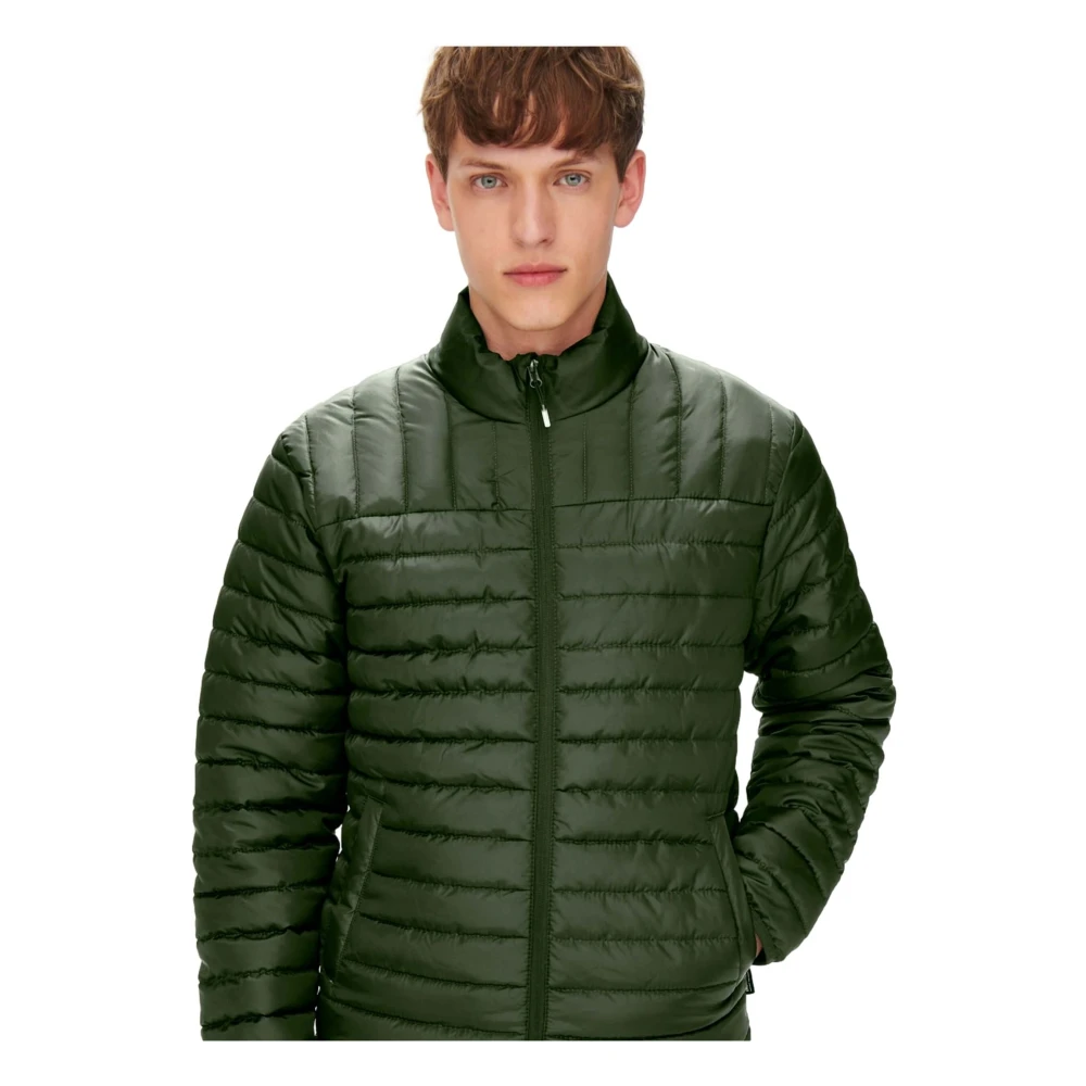 Only & Sons Gewatteerde jas Green Heren