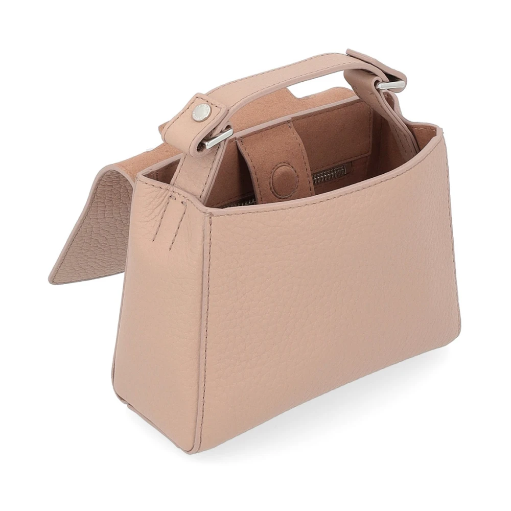 Orciani Mini Sveva Soft Schoudertas Pink Dames