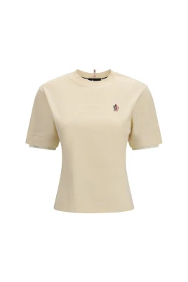 Moncler Grenoble Beige Cotton Sportswear
