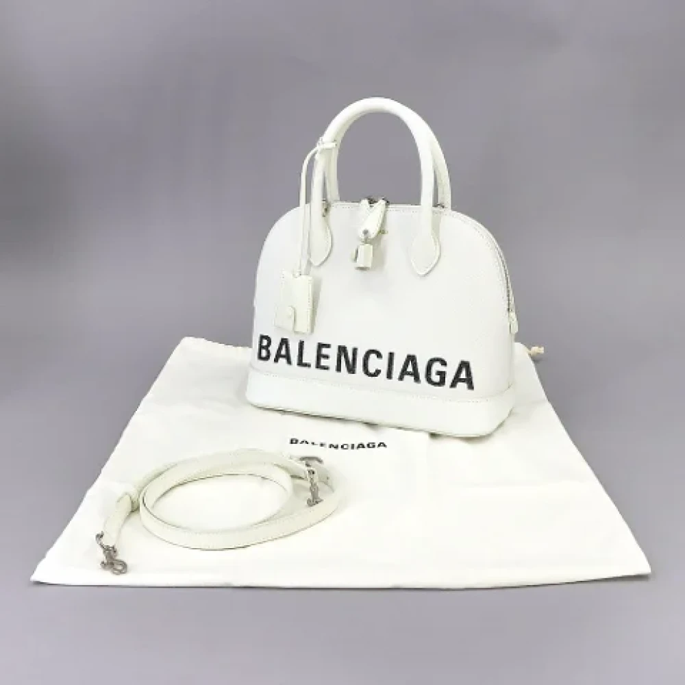 Balenciaga Vintage Pre-owned Leather balenciaga-bags White Dames