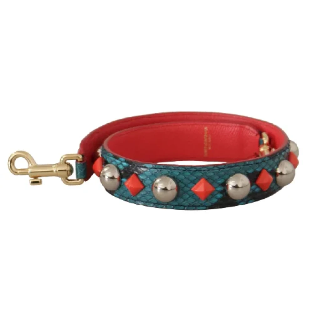 Dolce & Gabbana Pre-owned Leather home-office Multicolor Dames