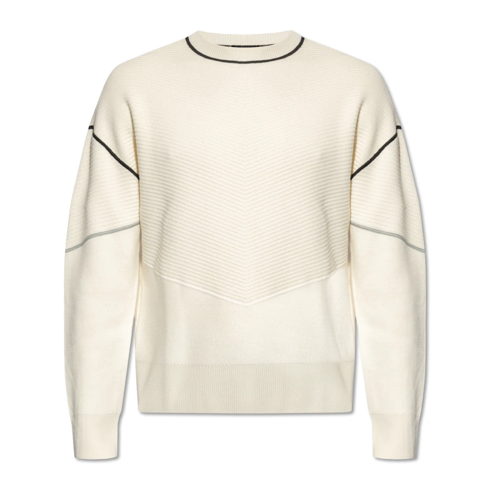 Emporio Armani Crewneck sweater Beige Heren
