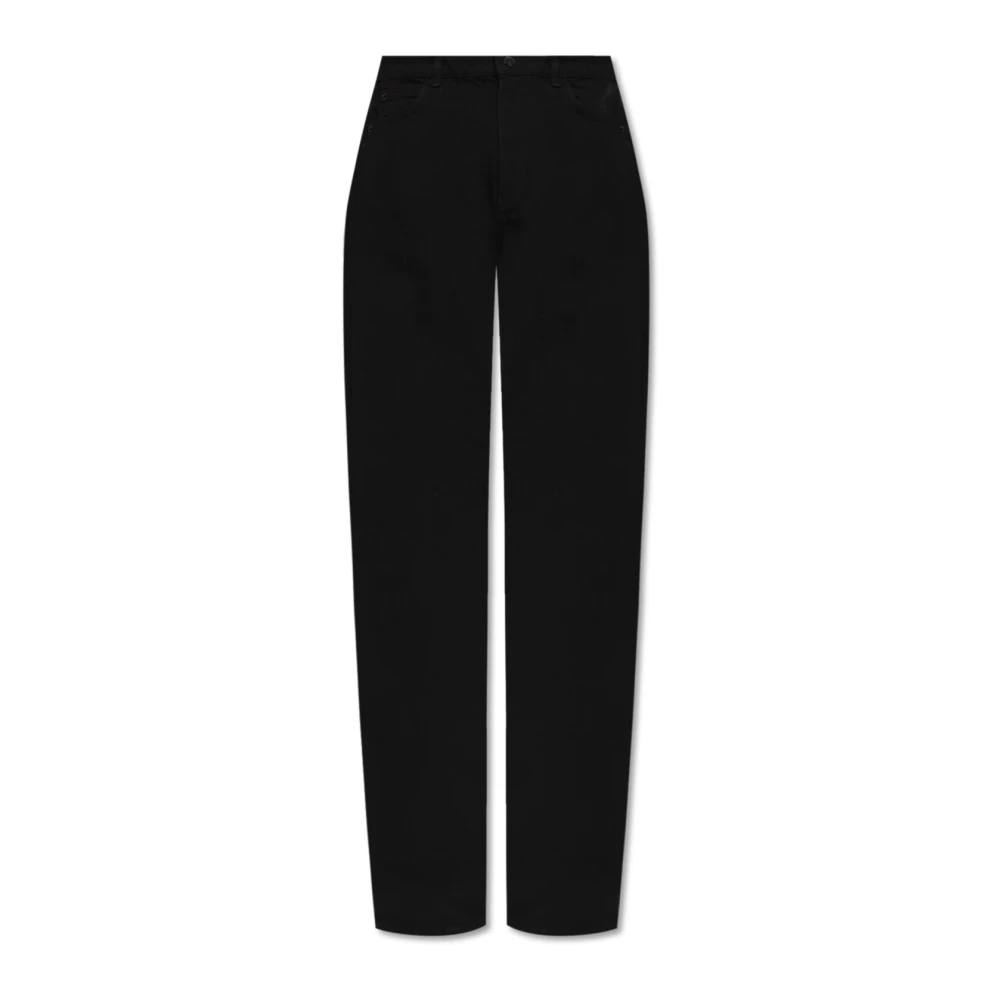 Emporio Armani Jeans met rechte pijpen Black Dames