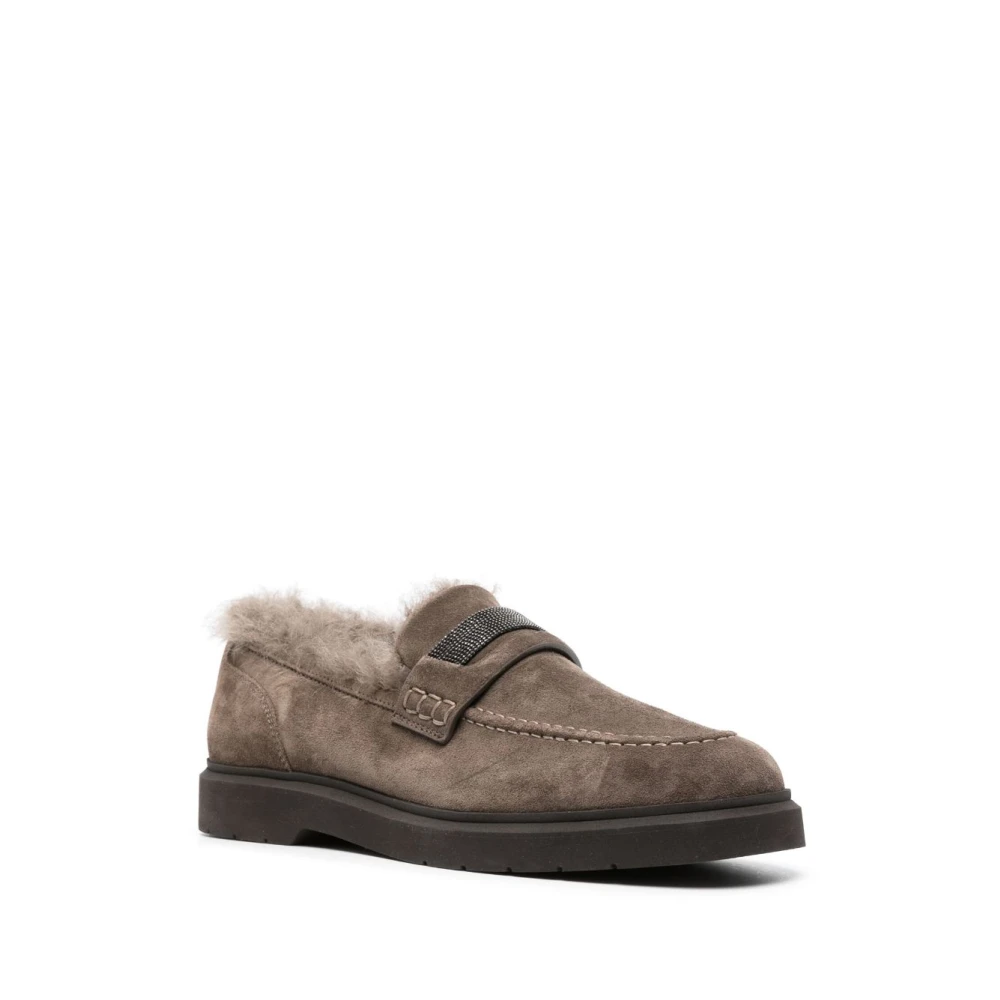 BRUNELLO CUCINELLI LE Loafers voor vrouwen Brown Dames