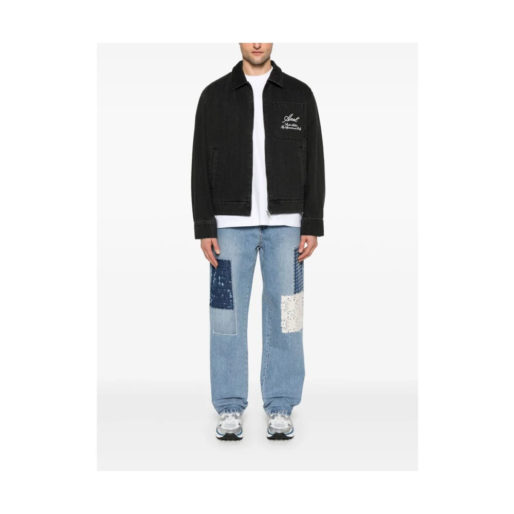 Axel Arigato Lichtblauwe Klassieke Five Pocket Jeans Blue Heren