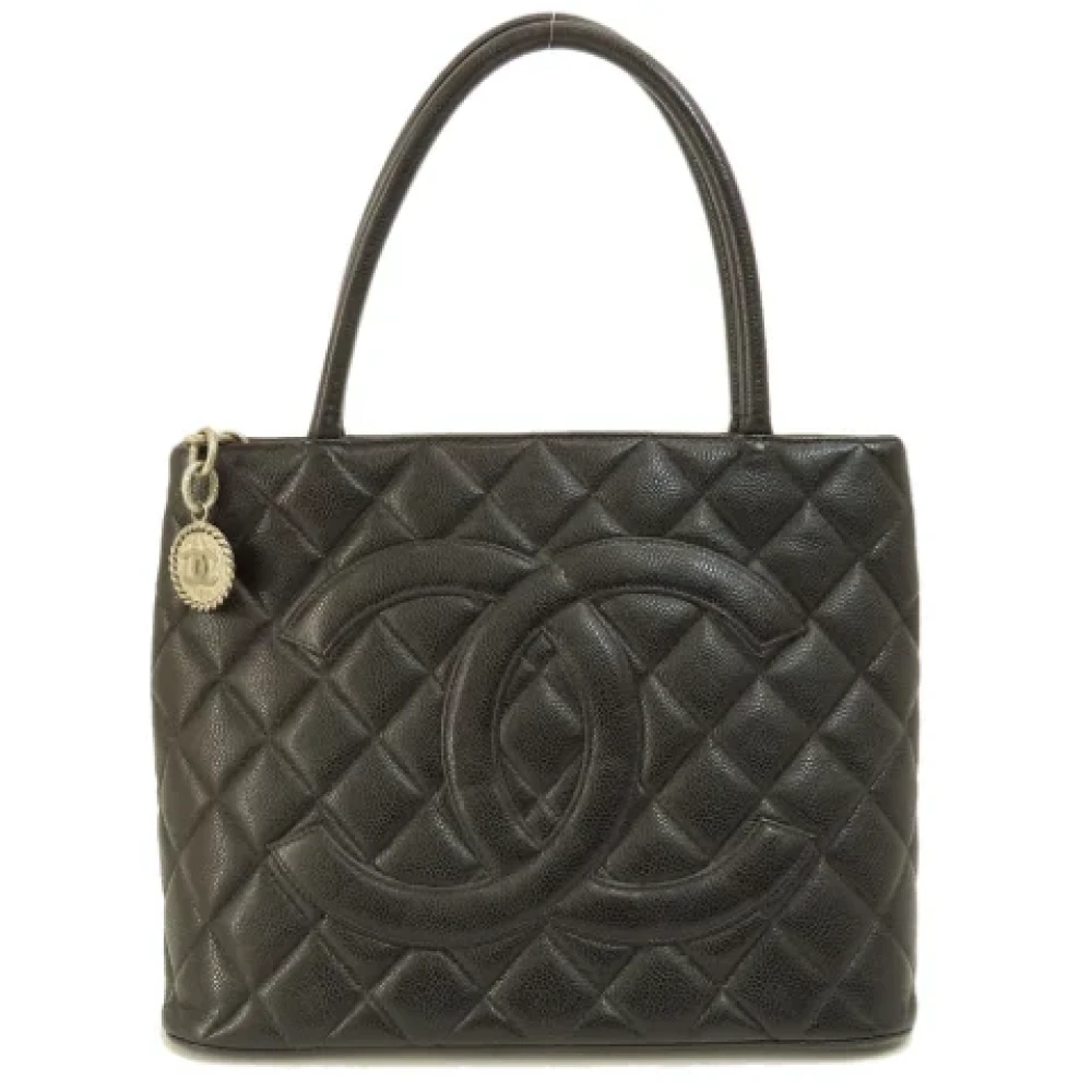 Chanel Vintage Pre-owned Fabric chanel-bags Black Dames