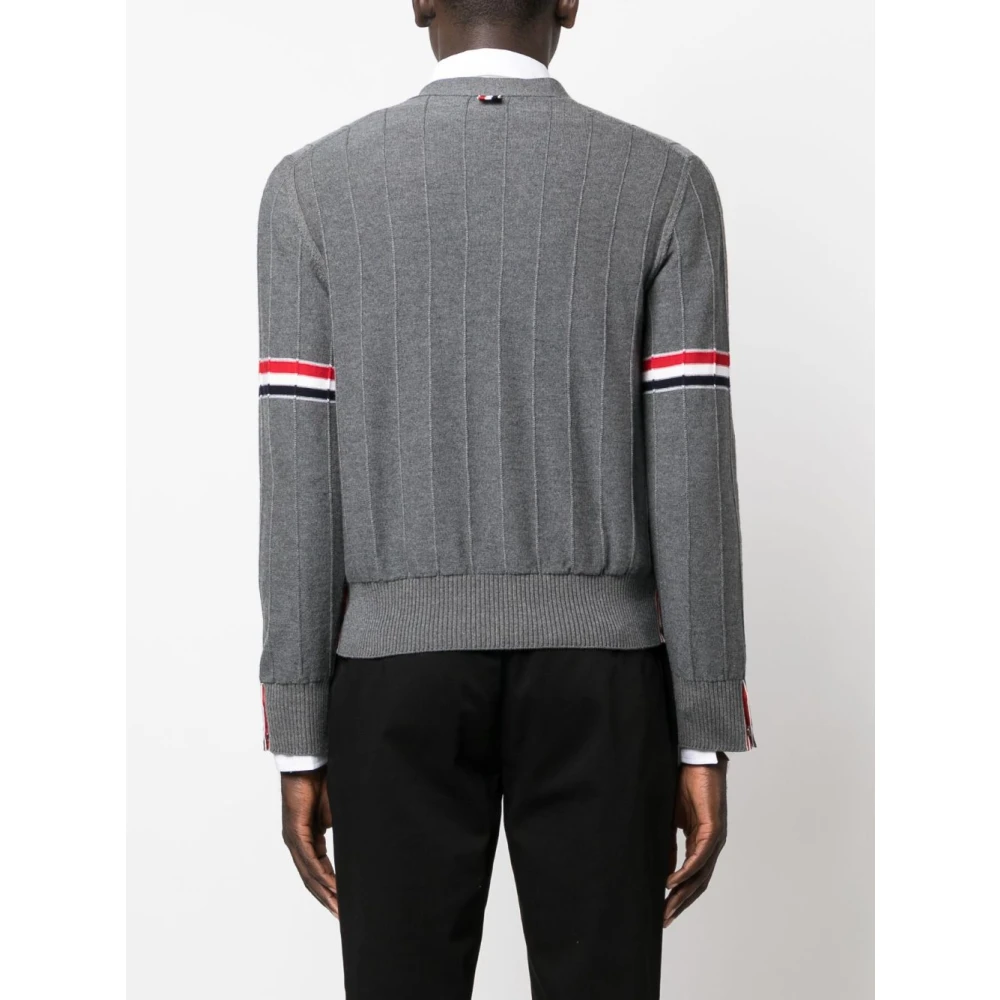 Thom Browne Stijlvolle Sweaters Collectie Gray Heren