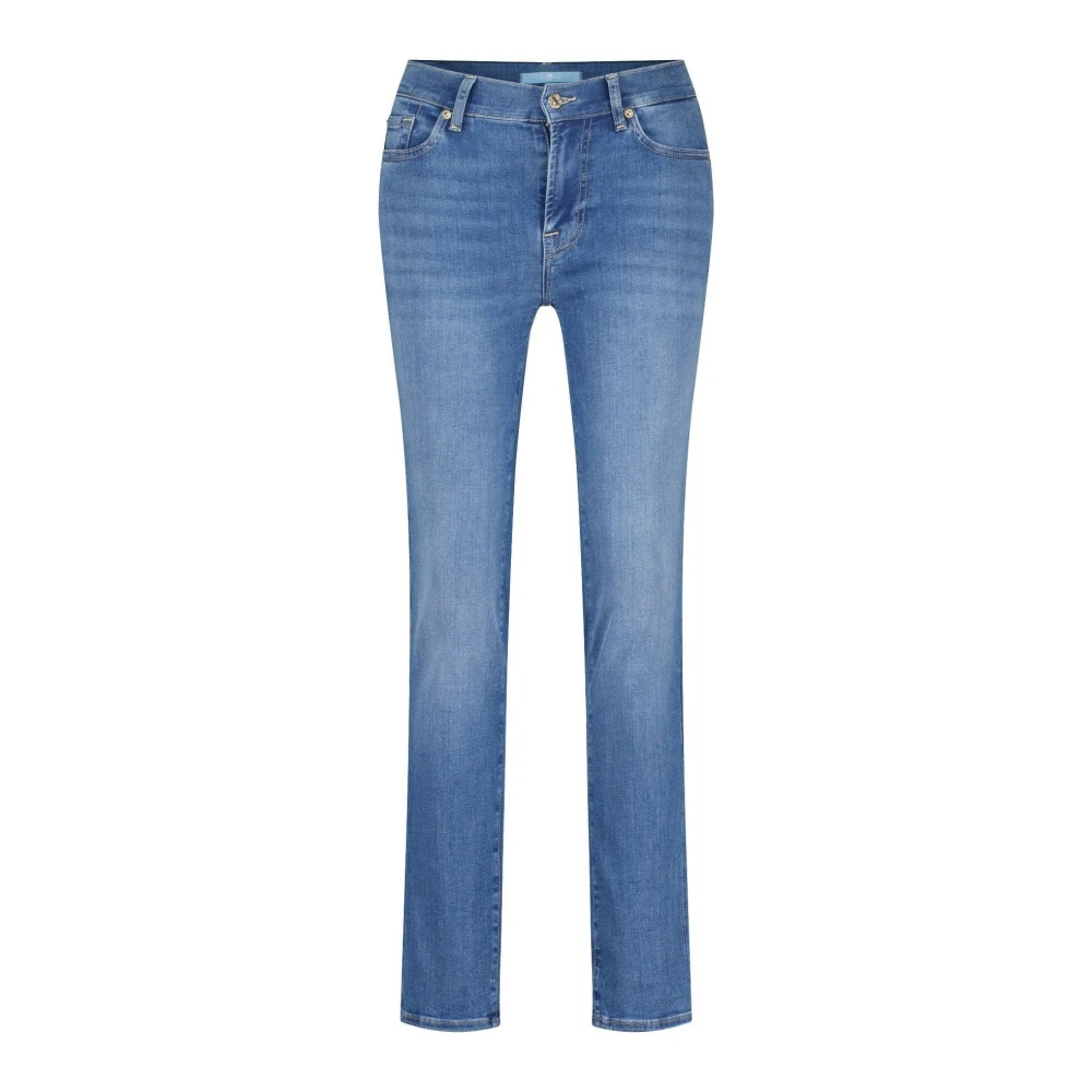 7 For All Mankind Skinny jeans Super skinny fit Blue Dames
