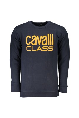 pull-en-coton-bleu-avec-logo-imprime