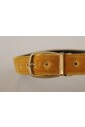 ceinture-en-velours-moutarde-avec-logo-dore-grave