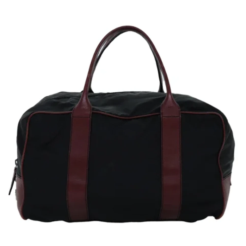 Prada Vintage Pre-owned Nylon travel-bags Black Dames