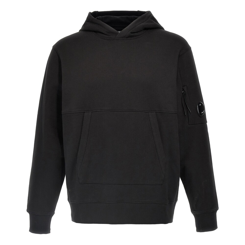 パーカー・フーディ C.P. Company Blue-Grey Cotton Zip-Fastened Sweatshirt CP Company Goggle Zip Hoodie – VintageFolk