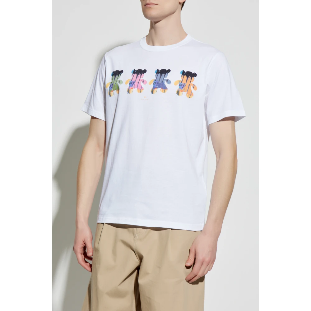 PS By Paul Smith T-shirt met print White Heren