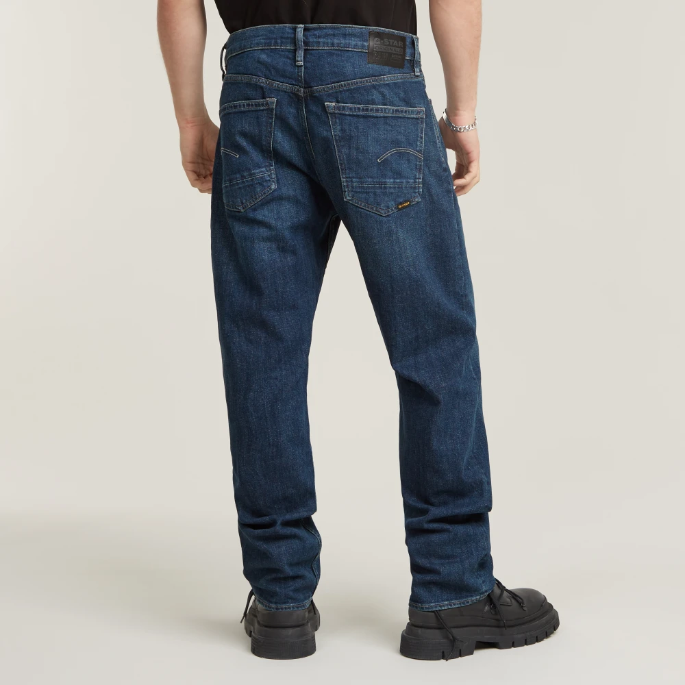 G-Star Regular Straight Fit Stretch Denim Jeans Blue Heren