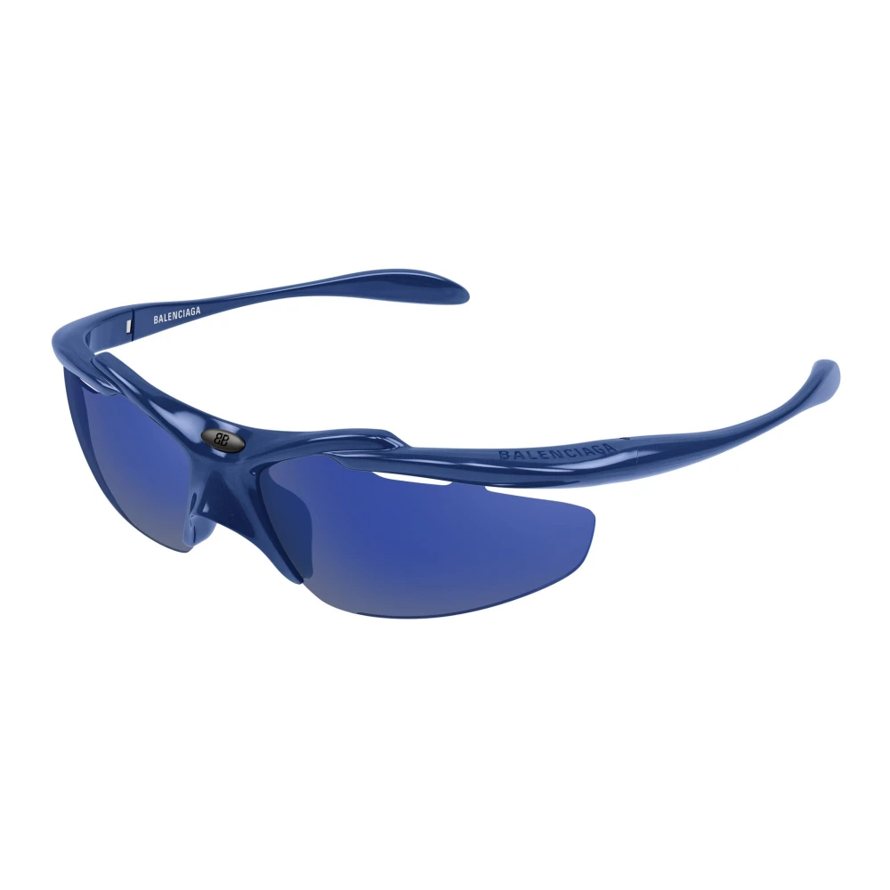 Balenciaga Unisex Blue Sunglasses, One Size, Sunglasses