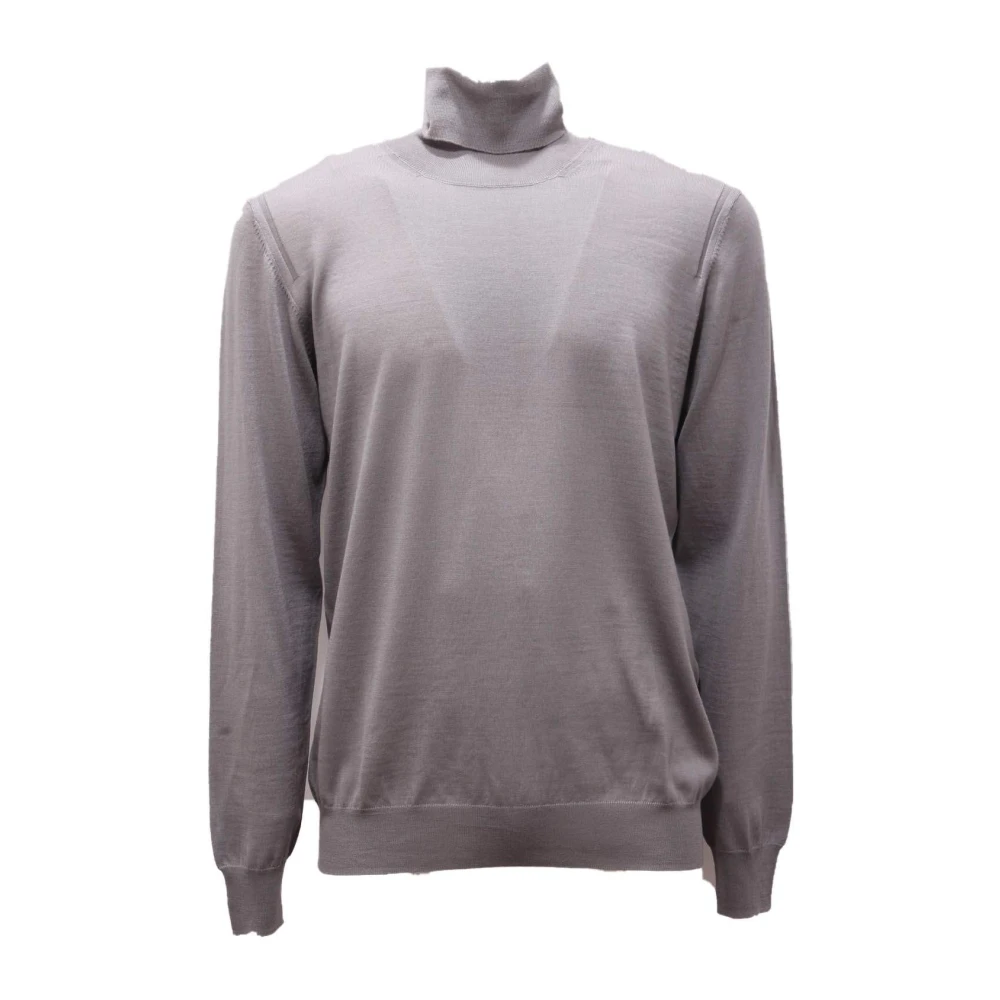 Paolo Pecora Men's Gray Dolcevita Wool Jumper - Turtlenecks - Xl - Knitwear