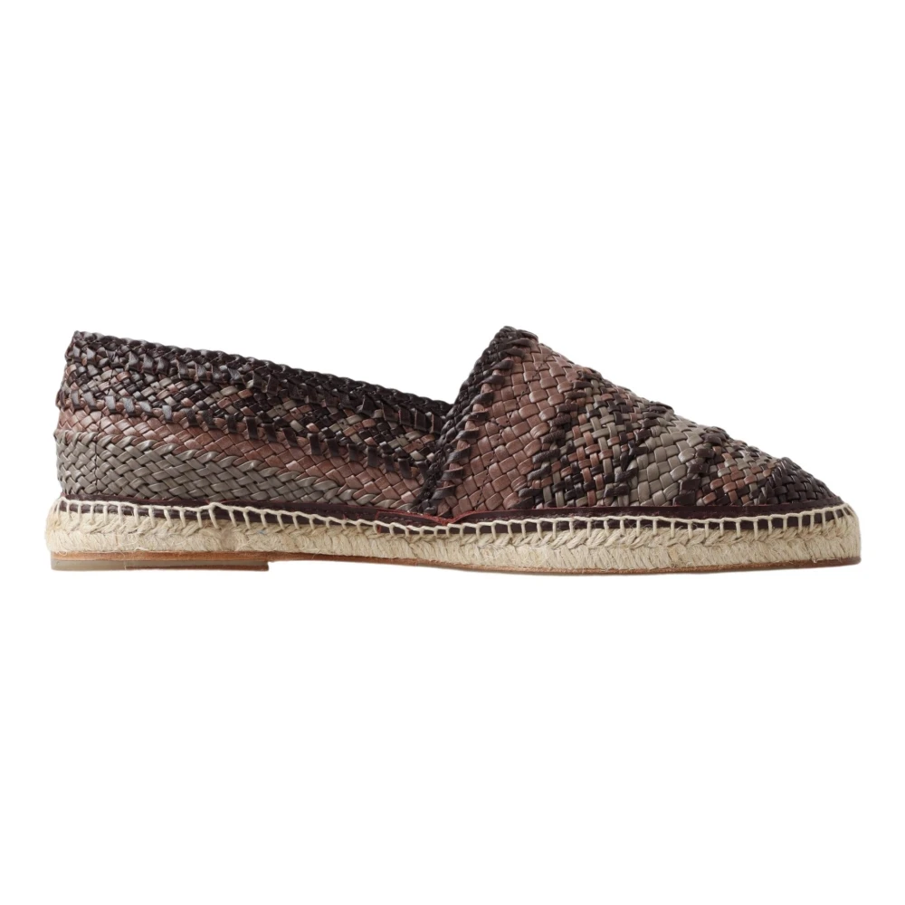 Dolce & Gabbana Multicolor Buffalo Leren Instap Espadrilles Multicolor Heren
