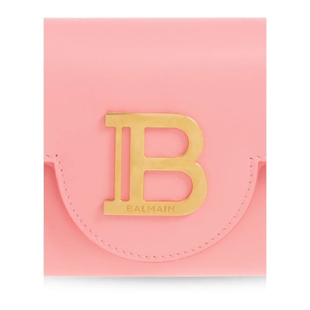 Balmain B-Buzz portemonnee met ketting Pink Dames