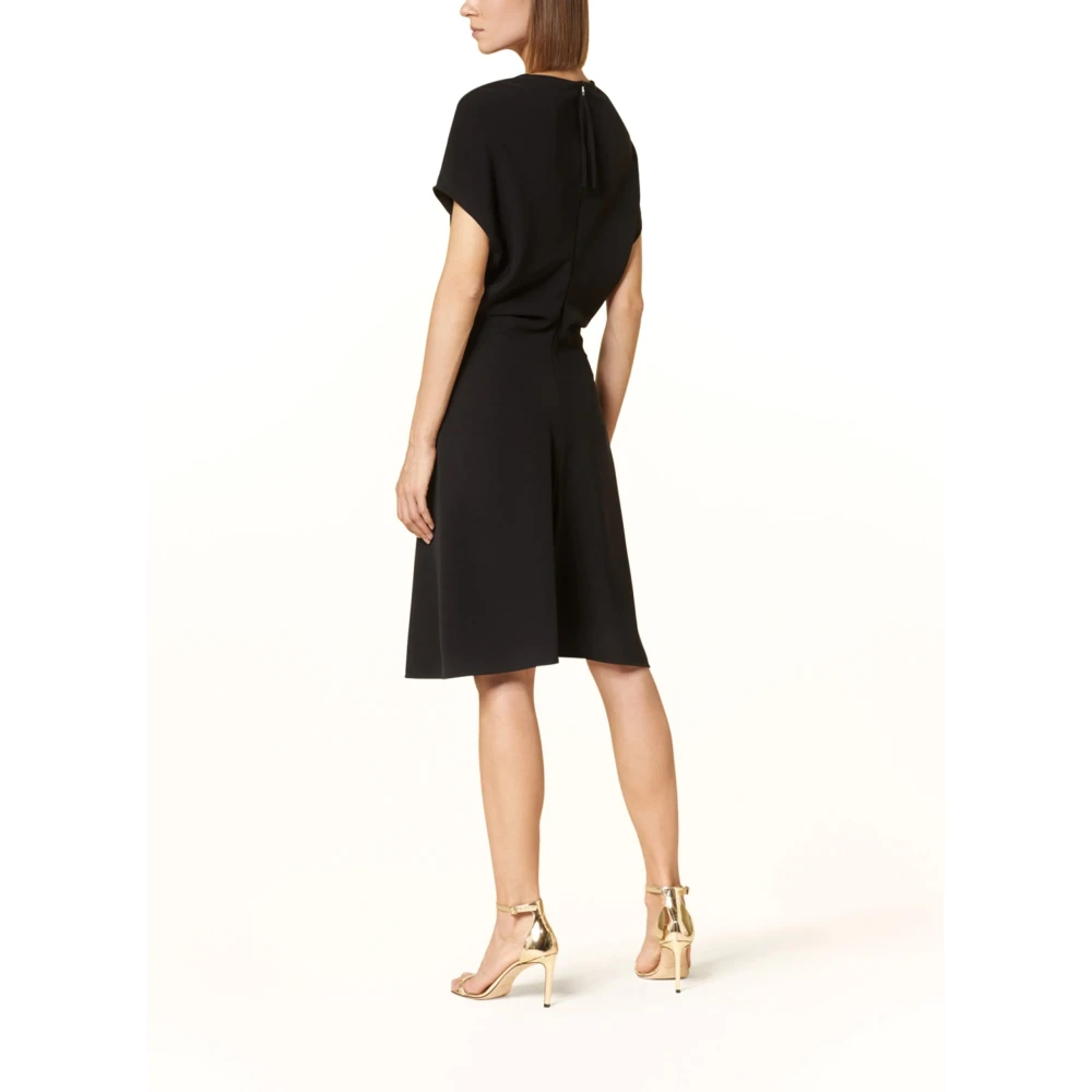 LUISA CERANO Zwarte minimalistische jurk voor vrouwen Black Dames