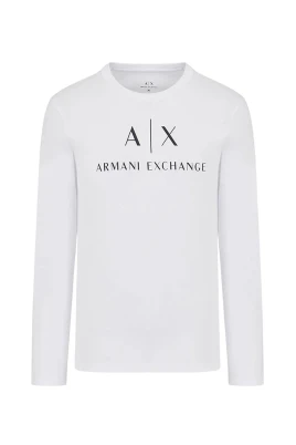 Långärmad t-shirt med logotryck