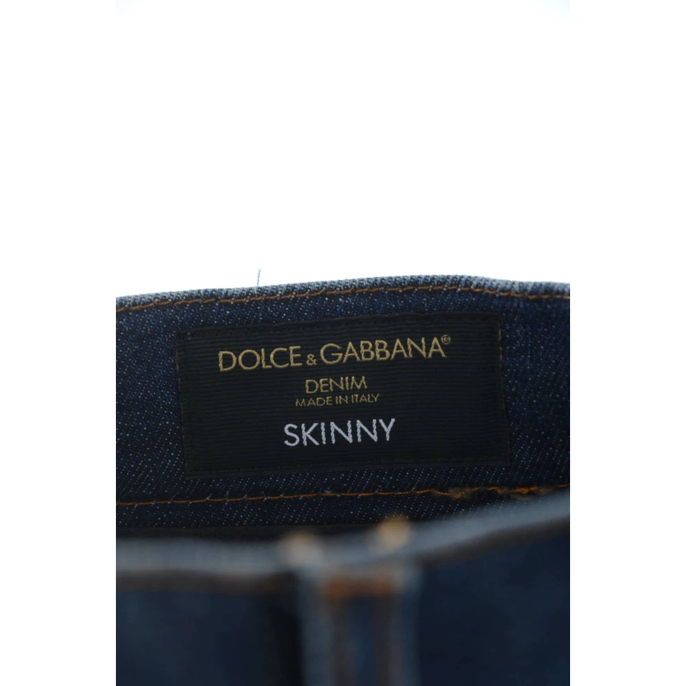 Dolce & Gabbana Heren Skinny Jeans Blue Heren