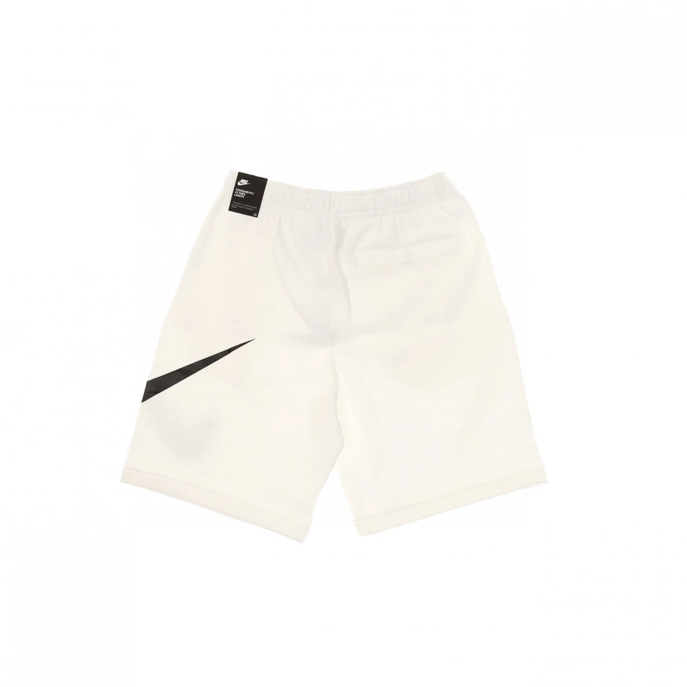 Nike Korte Sweatpants Sports Club White Heren