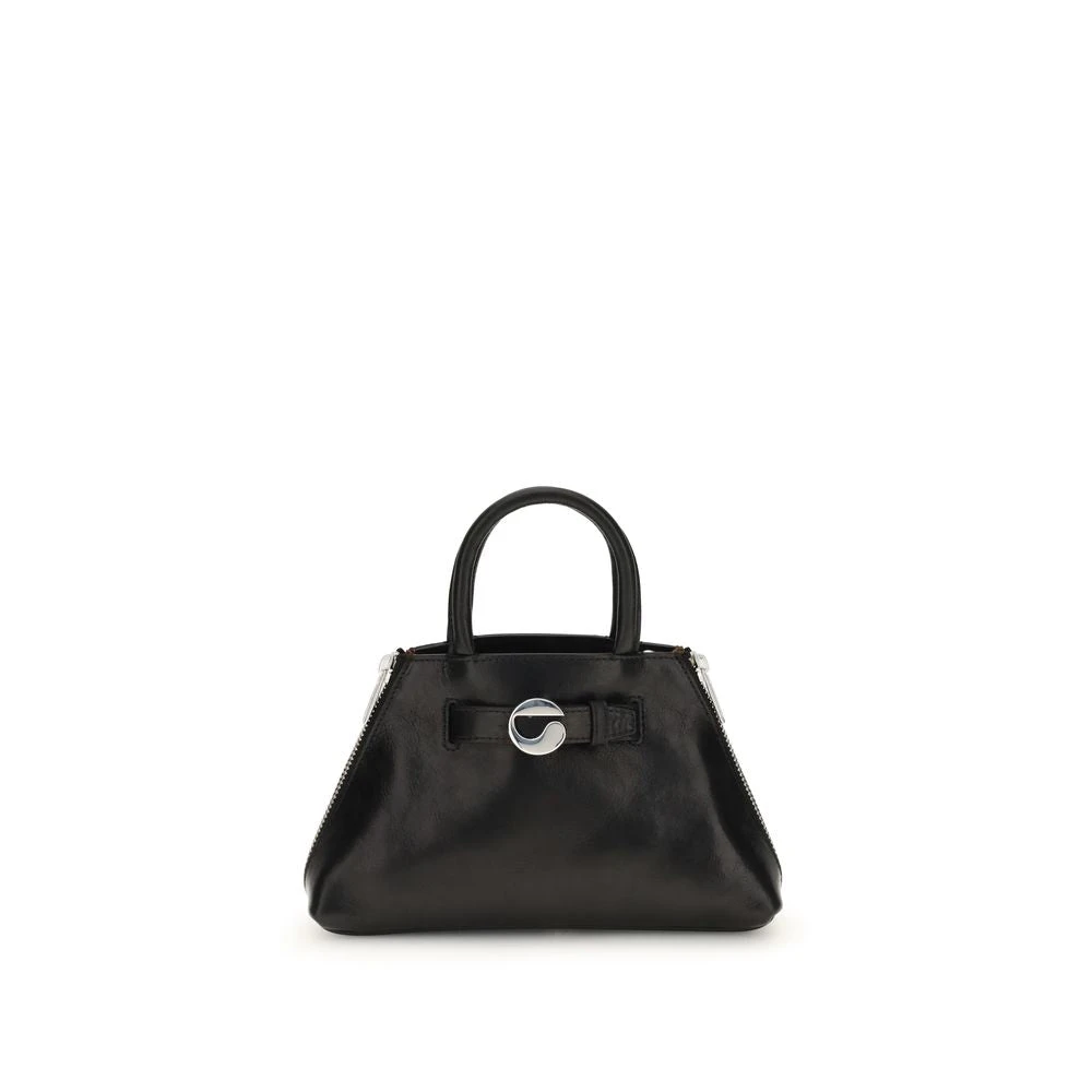 Coperni Women's Black Leather Data Bag Aw25 Collection