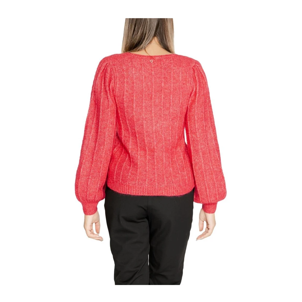 Guess Roze Gebreide Trui Herfst Winter Collectie Pink Dames