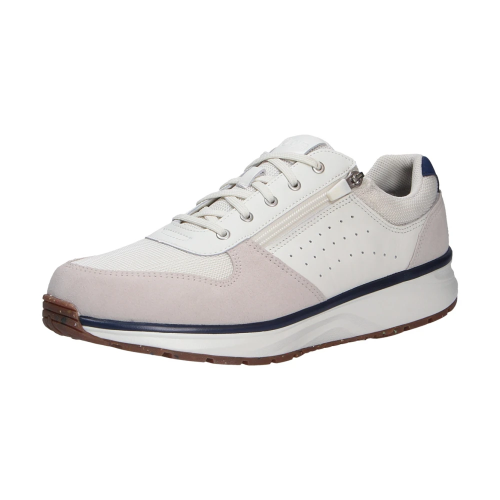 Joya Comfortabele Witte Rits Schoen Heren Schoenen
