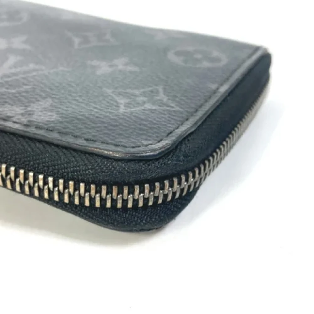 Louis Vuitton Vintage Pre-owned Fabric wallets Black Heren
