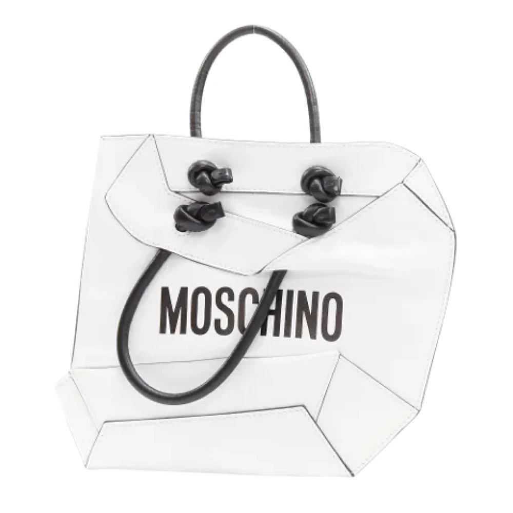 Moschino Pre-Owned Pre-owned Leather handbags White Dames
