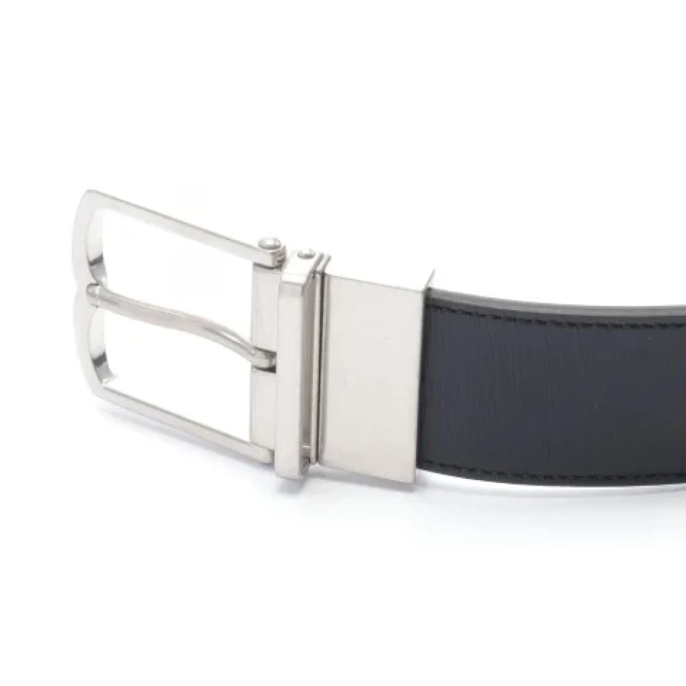 Bally Pre-owned Leather belts Black Heren