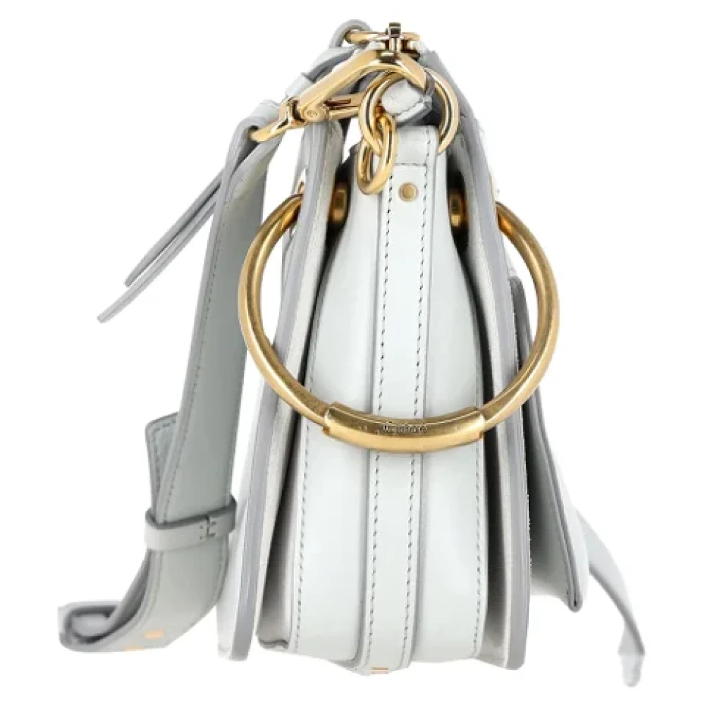 Chloé Pre-owned Leather handbags Gray Dames