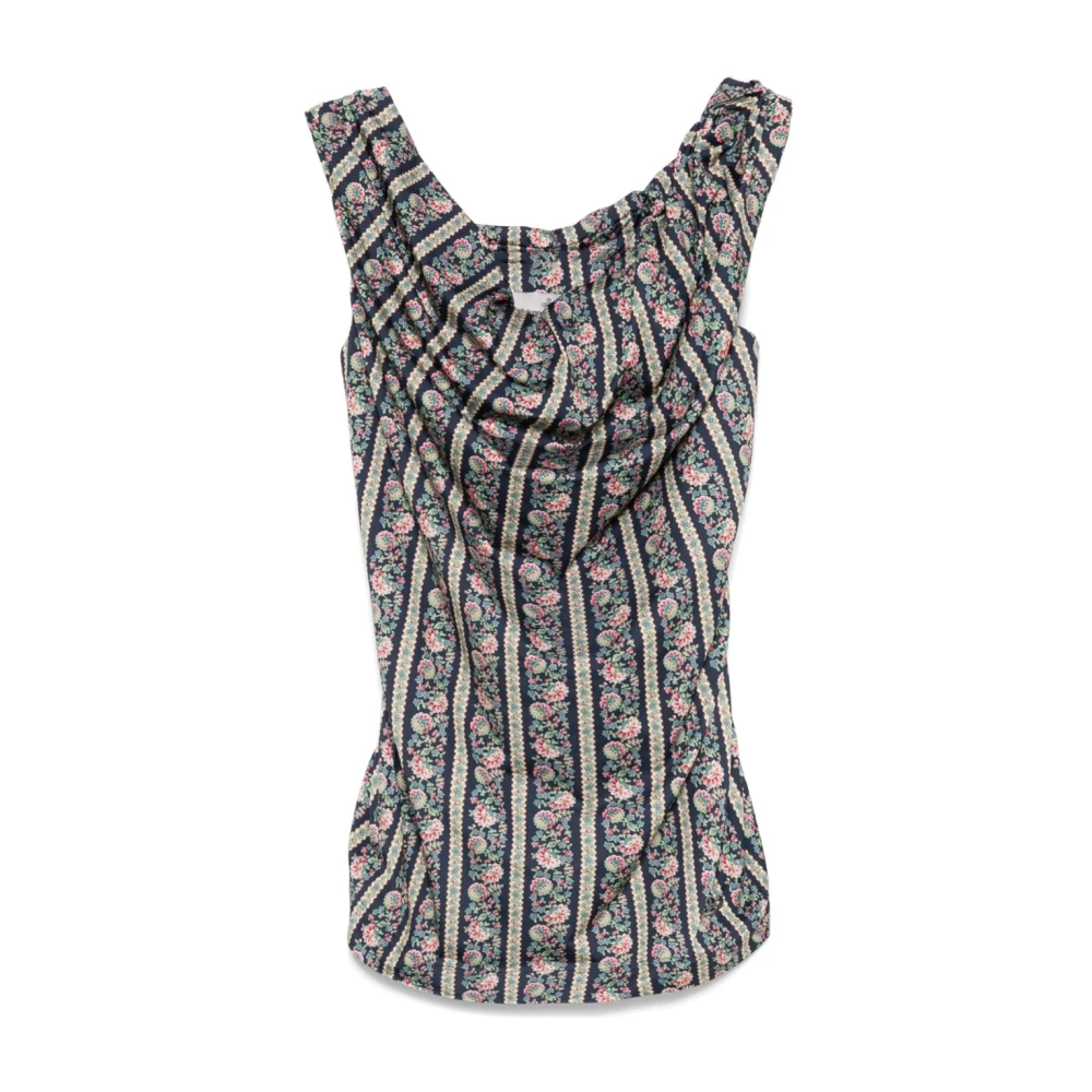 Vivienne Westwood Bloemenprint Gedrapeerde Top Multicolor Dames