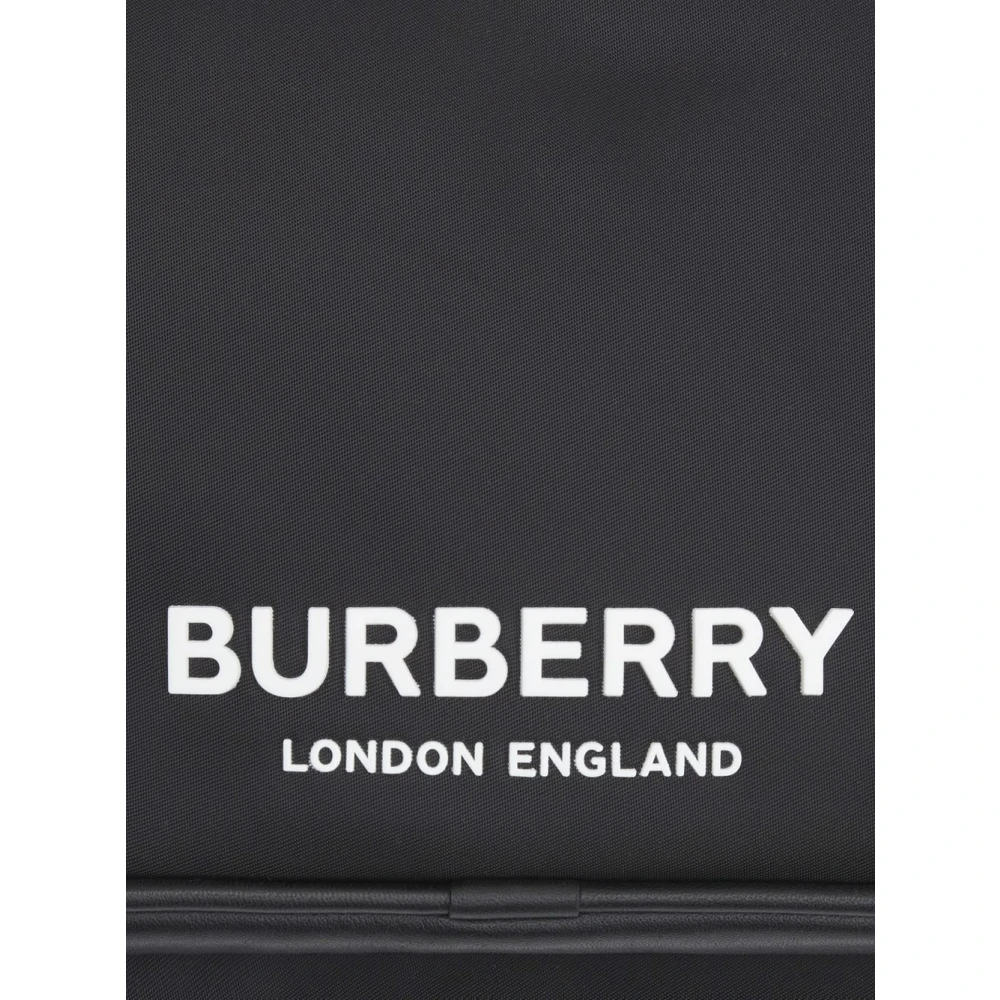 Burberry Zwarte Stijlvolle Tassen Collectie Black Heren