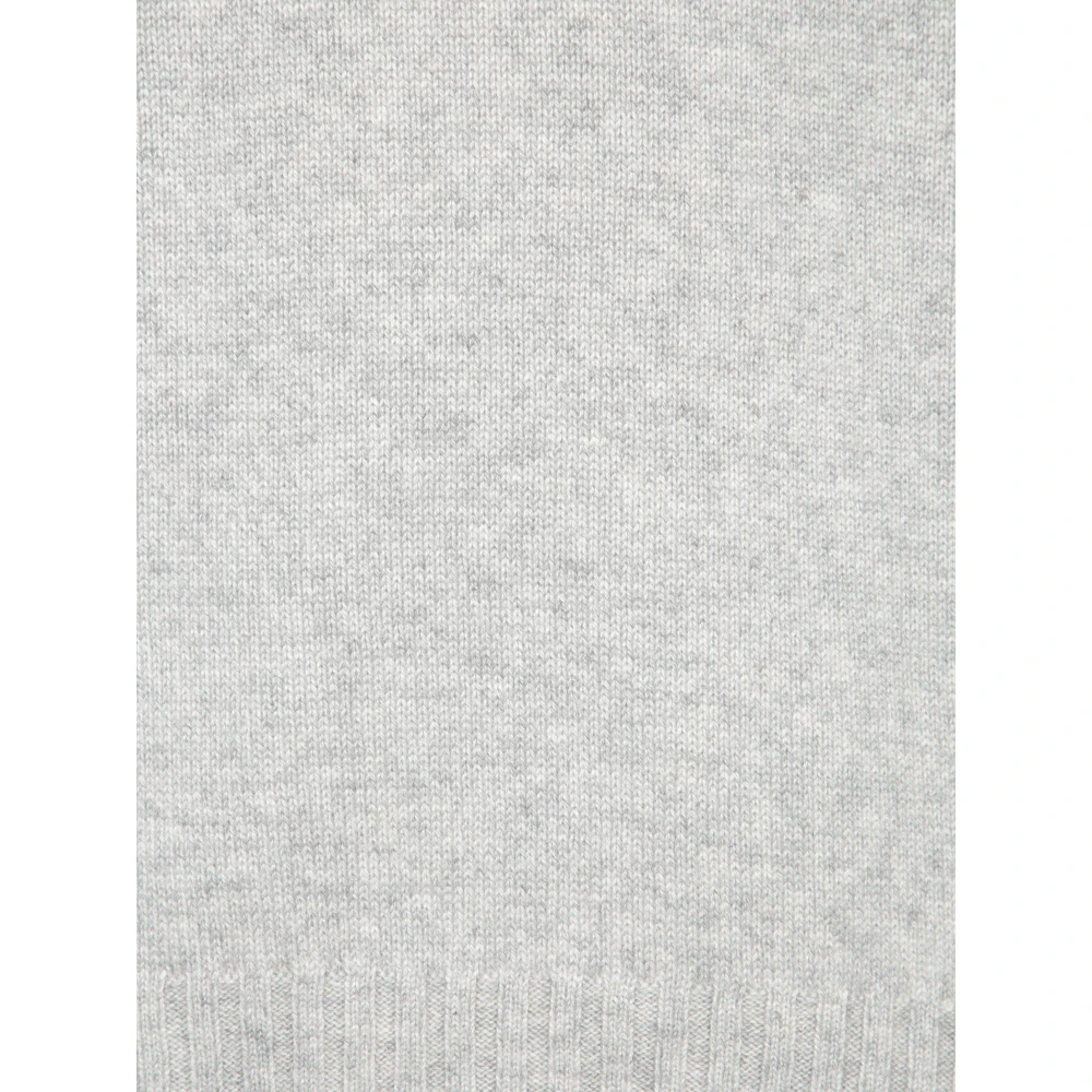 Dell'oglio Grijze Gebreide Kleding voor Mannen Aw24 Gray Heren